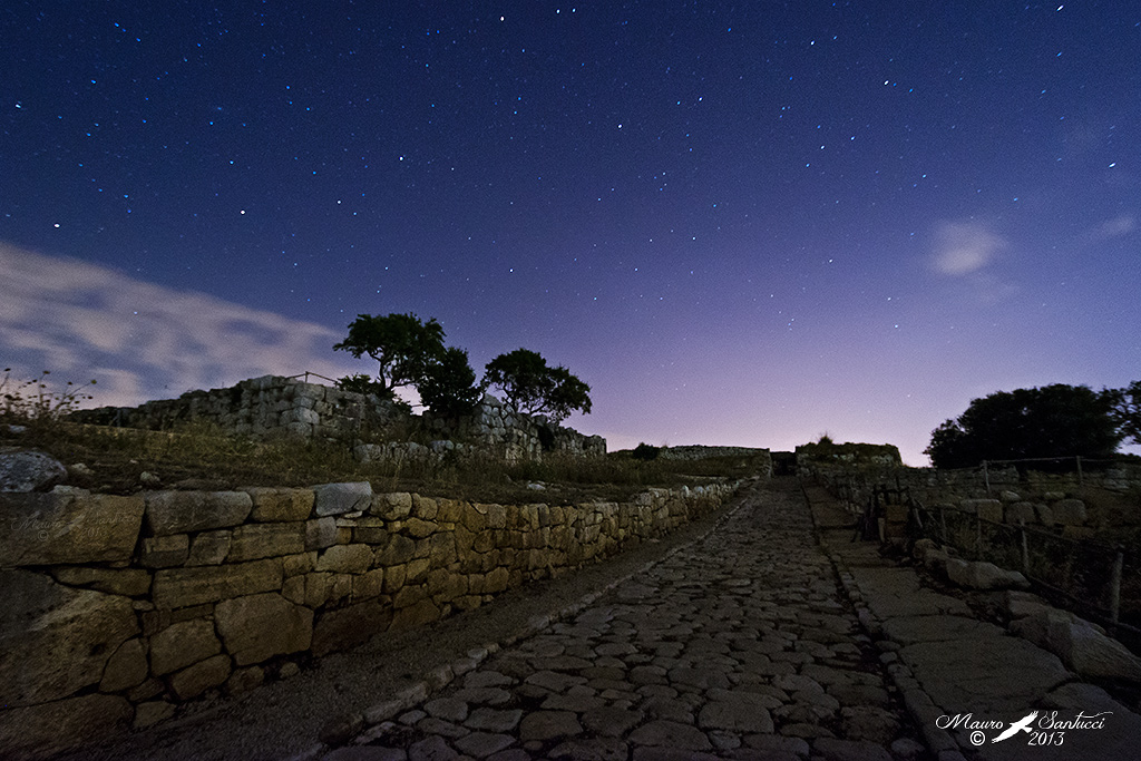 Cielo stellato sull'antica via