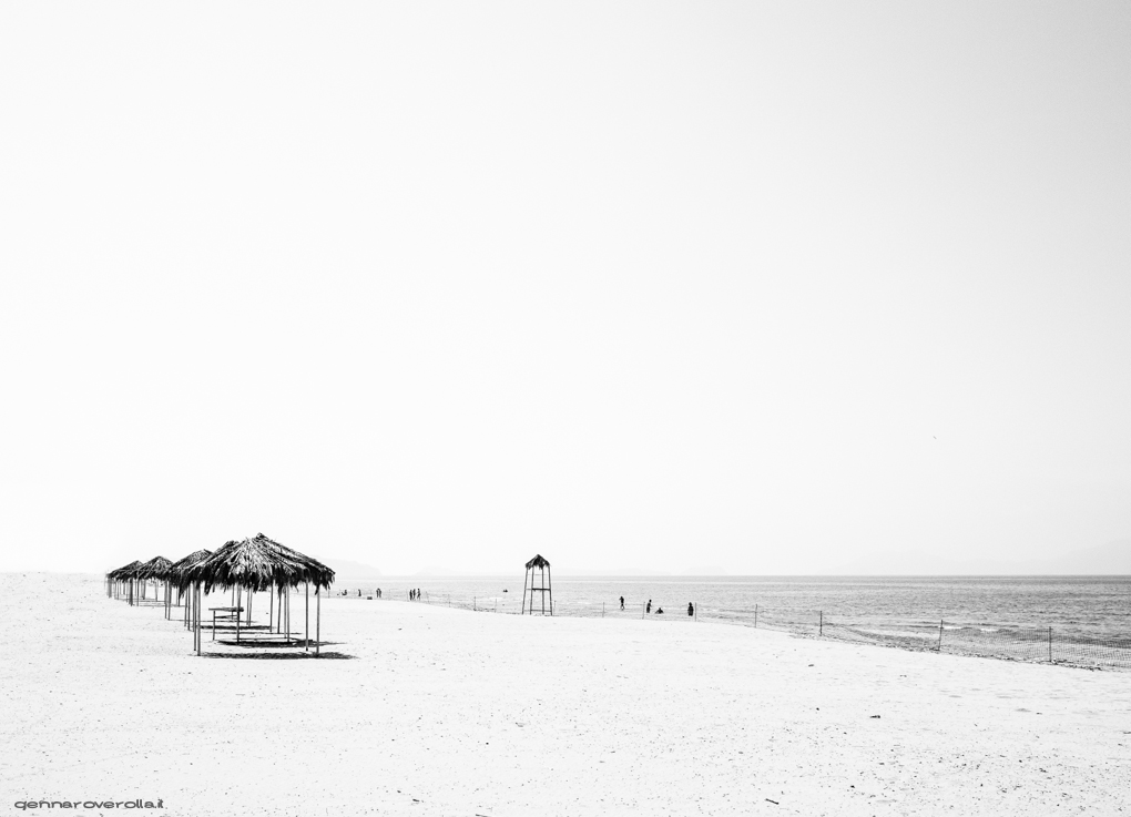 Spiaggia in High Key