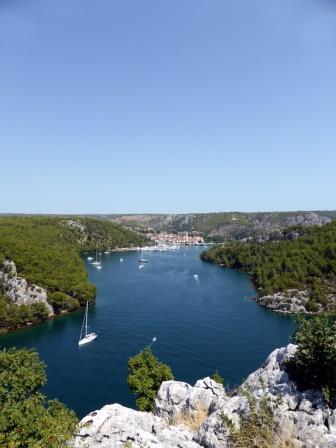 Scorcio di Skradin, Croazia