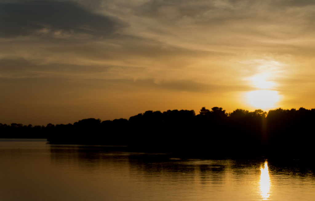 Tramonto ai Laghi Alimini