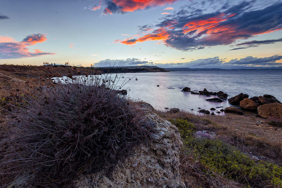 Tramonto di fine estate ad Isola Caporizzuto