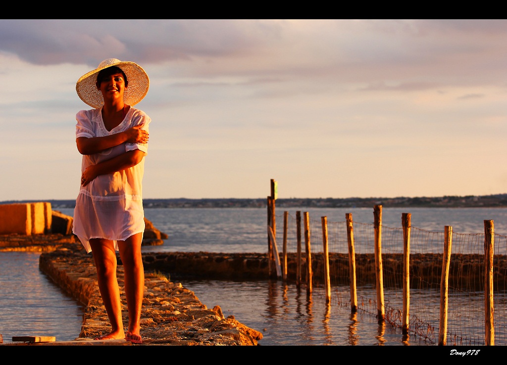 sorriso al tramonto