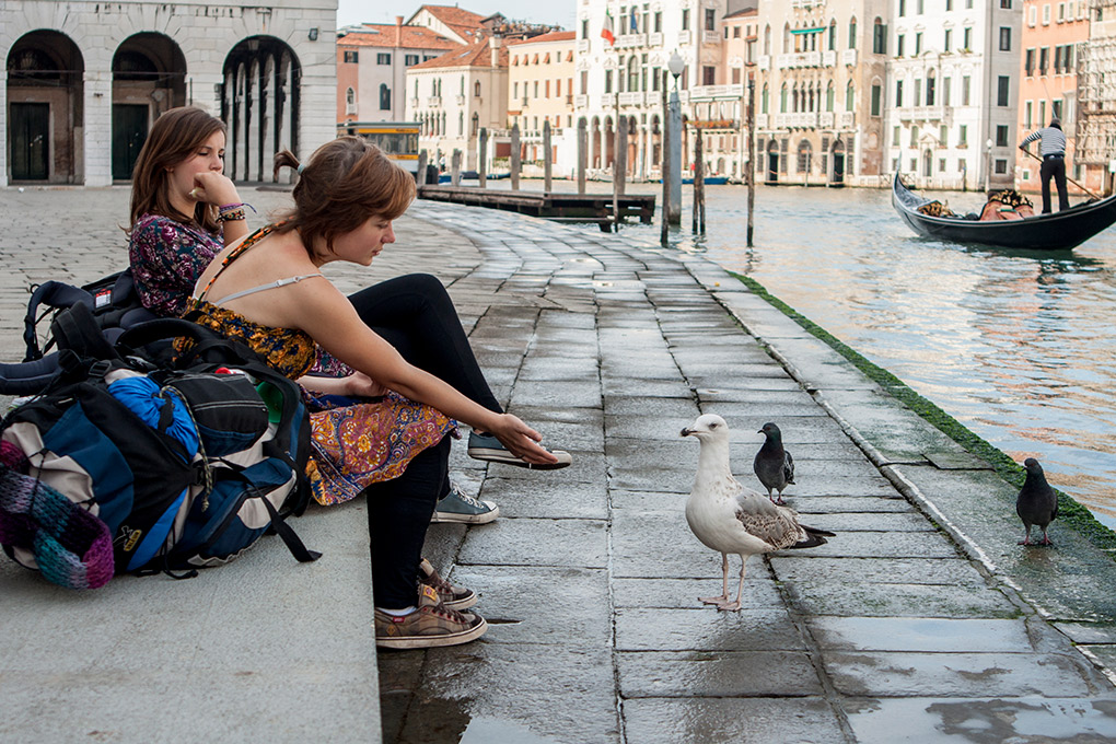 turiste a Venezia