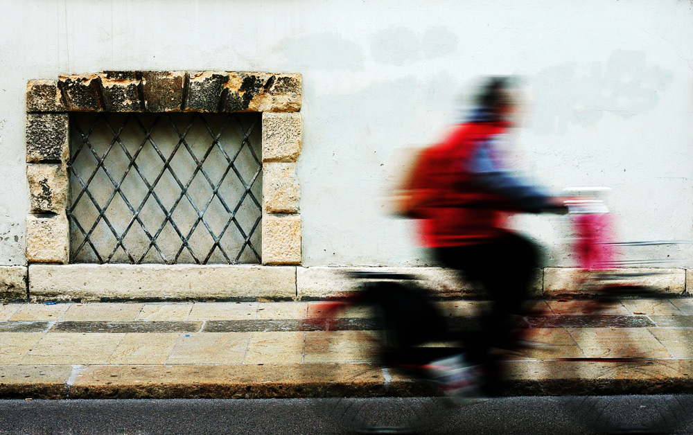 Passando in bicicletta