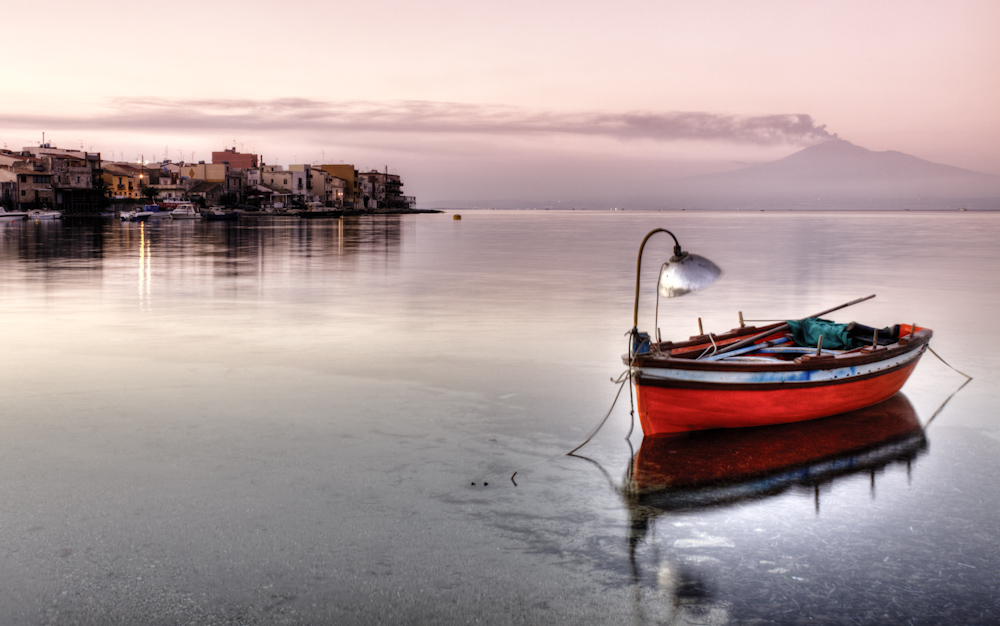 la calma prima della lava