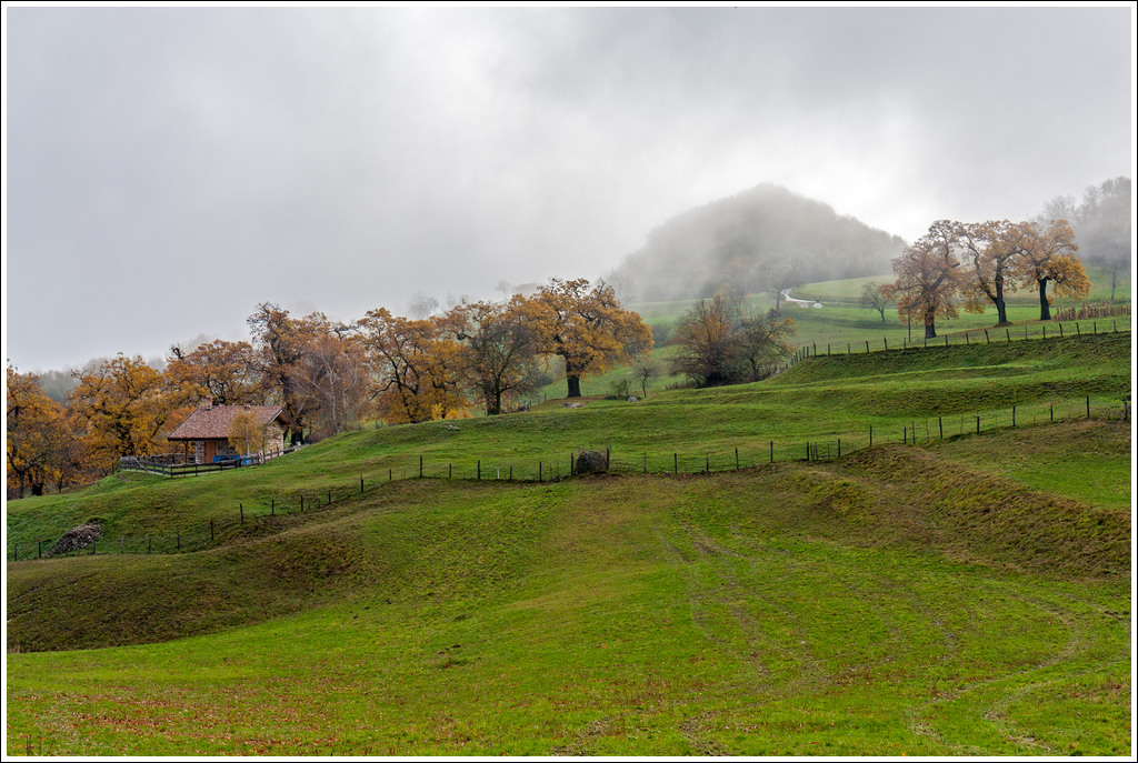 Nebbia sull'altipiano.