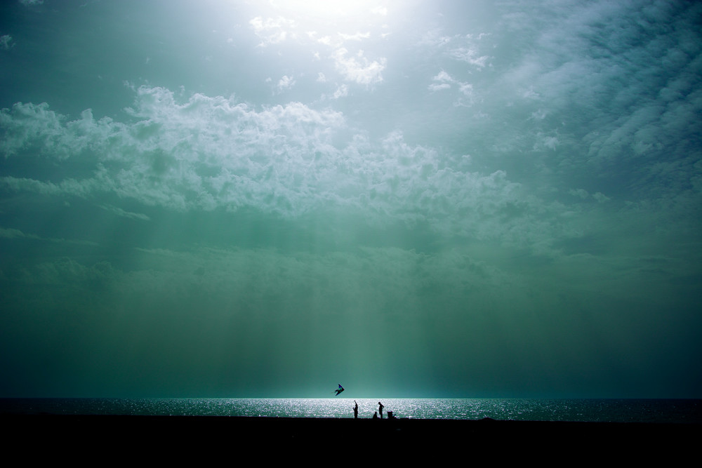 Down to the waterline