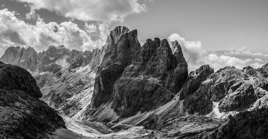 Il Catinaccio in b.n.