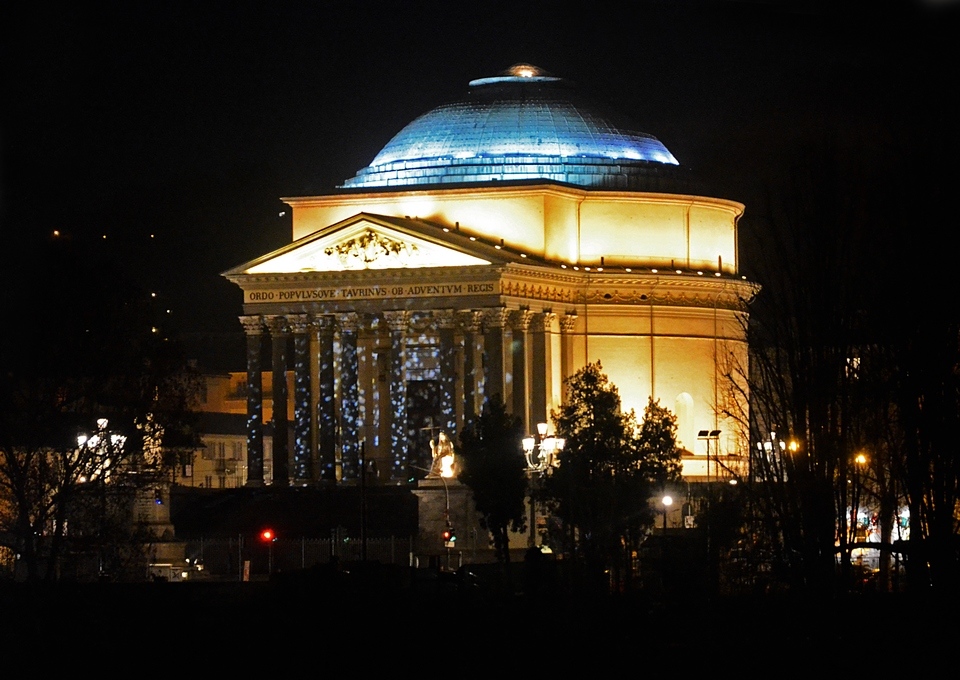 Torino : Primo piano della Gran Madre