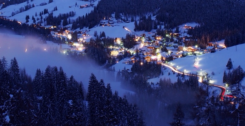 Panorama Notturno Alta Badia