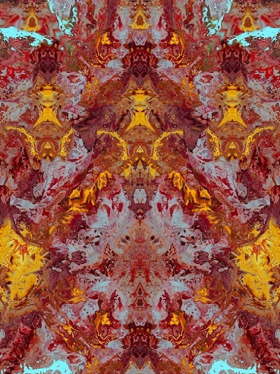 dipinto orientale su seta