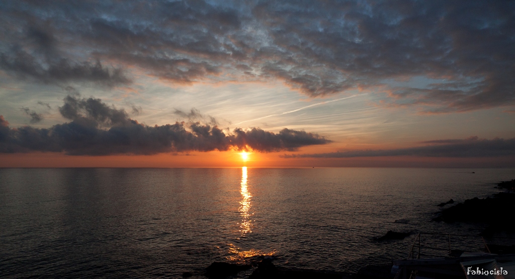 Tramonto ligure