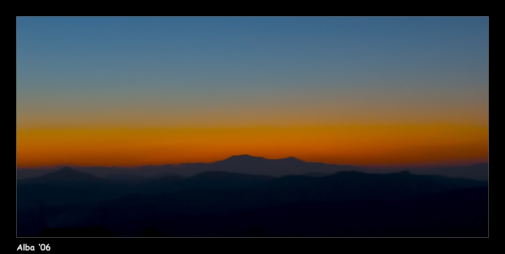 Alba in Val Di Merse (Siena)