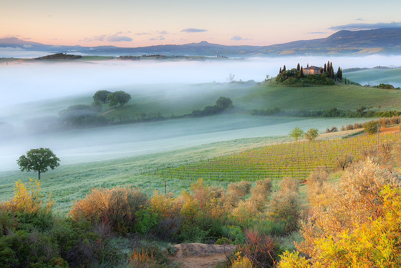 Tuscany land in a dream