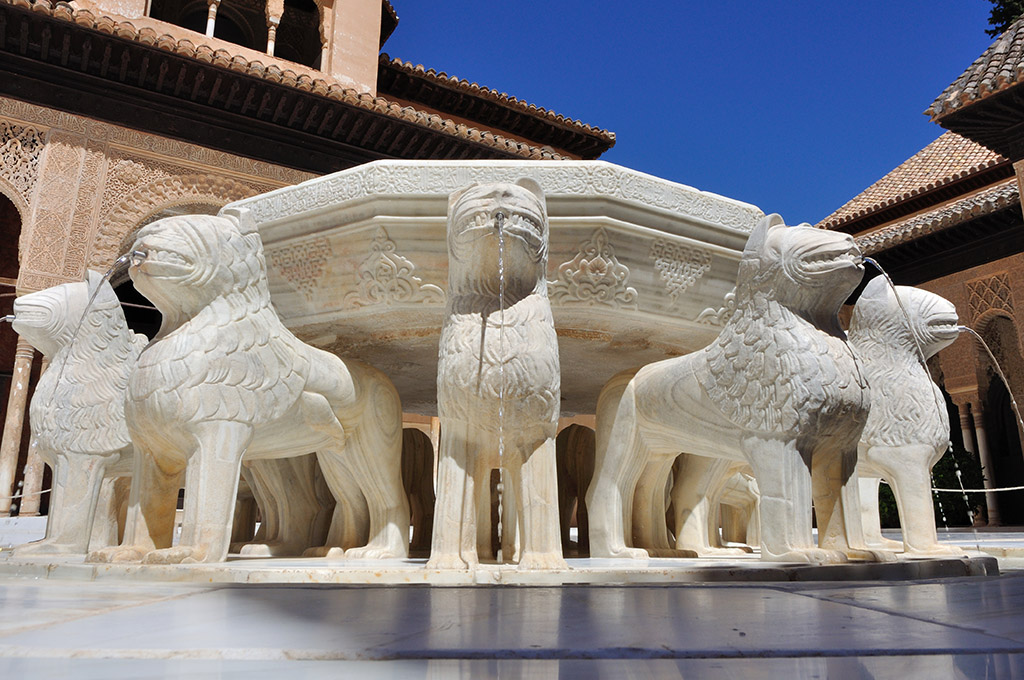 L'Alhambra: fontana dei leoni