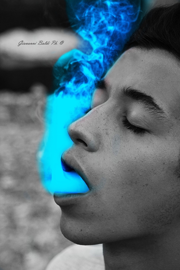 Colored smoke