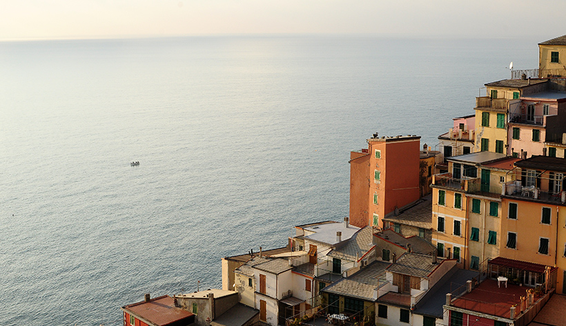 Mare d'inverno a Riomaggiore