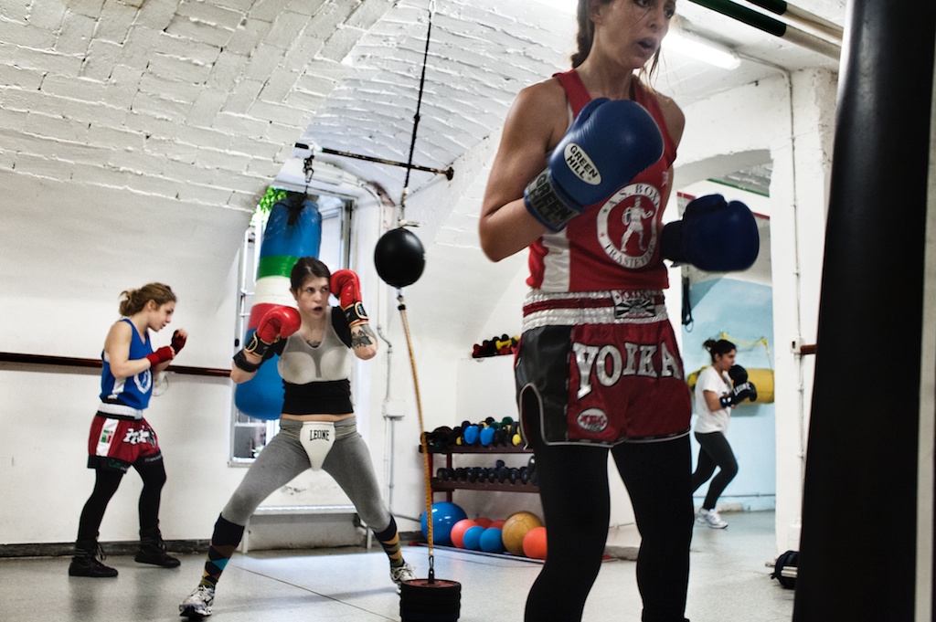 le atlete del pugilato