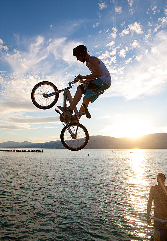 pedalando in bicicletta....