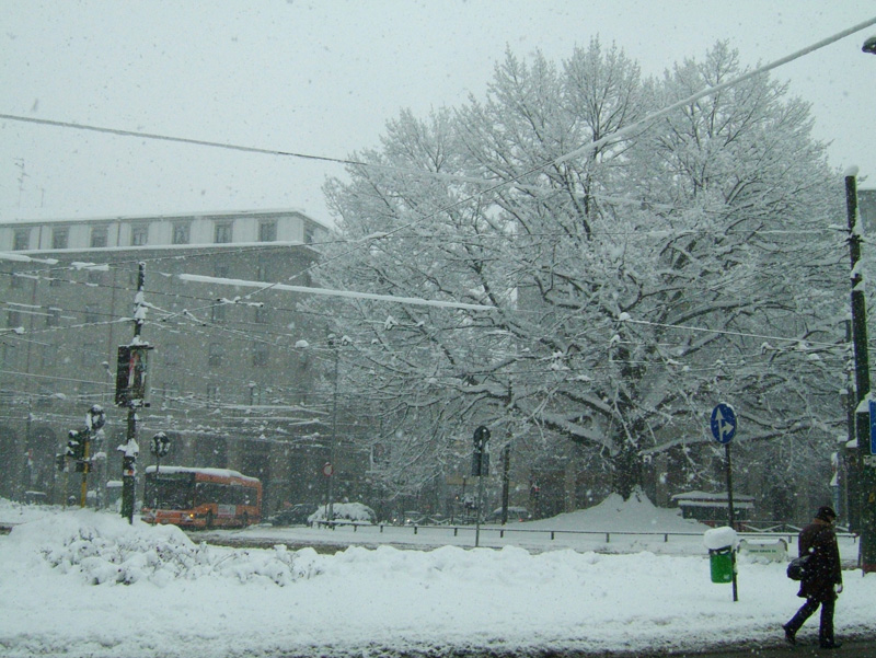 Milano e la neve