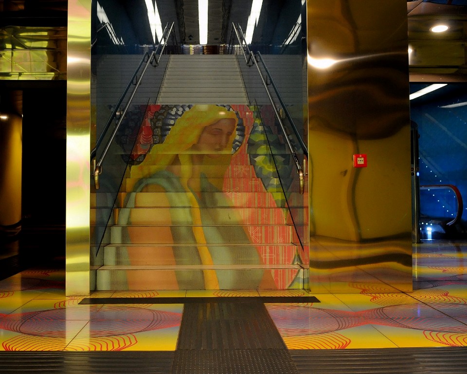 La scala del metr�.