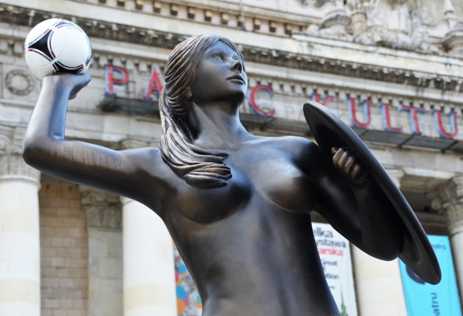 Pubblicit� dei Campionati europei di calcio 2012 (Varsavia)