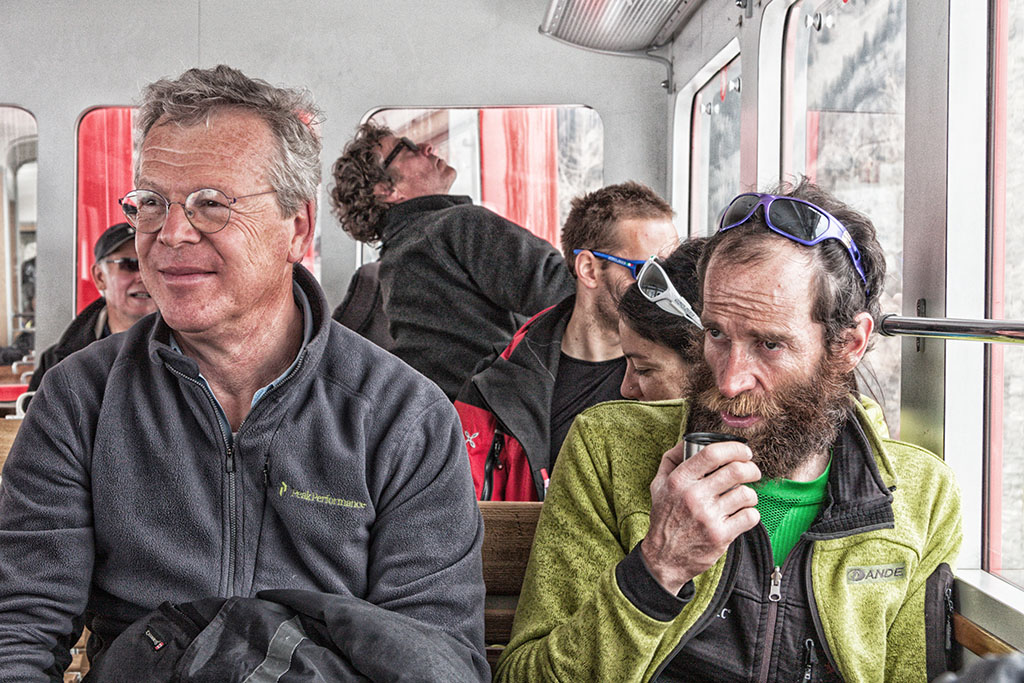 Sul trenino per Chamonix