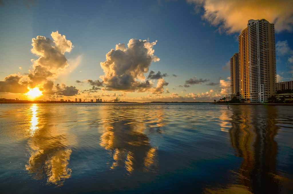Alba sul porto - Miami