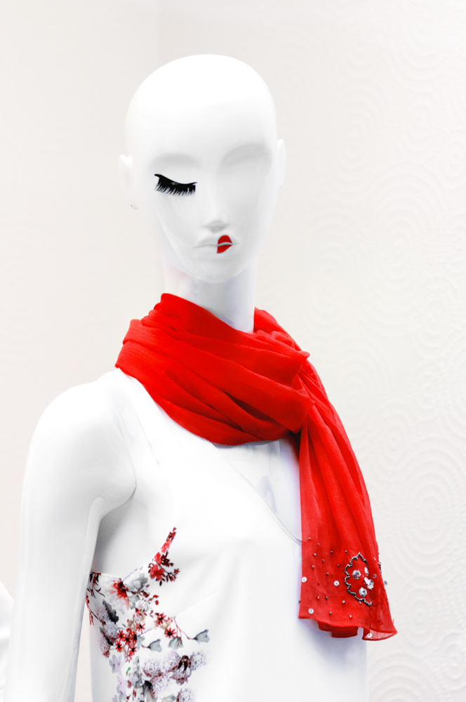 manichini in vetrina