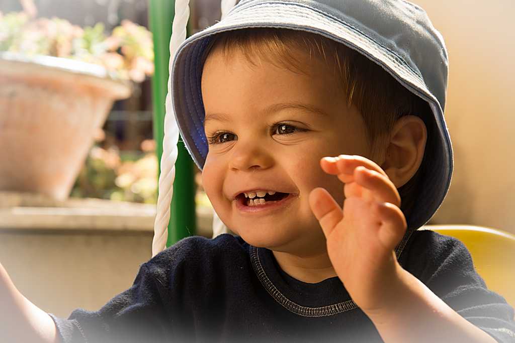 Giocando sull'altalena ...