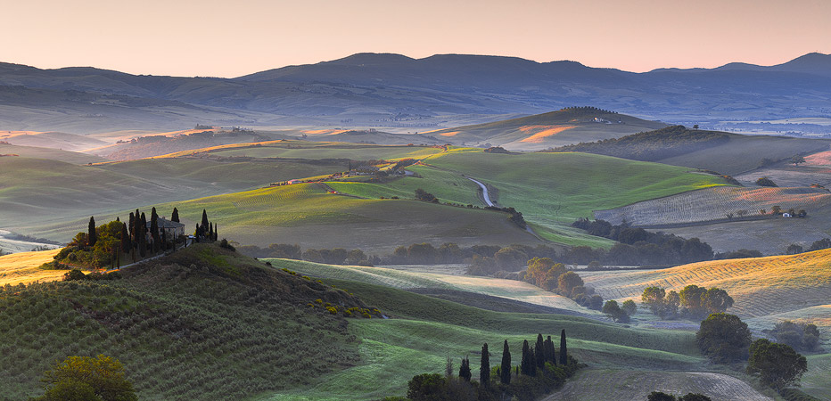 Sunset in Val D' Orcia