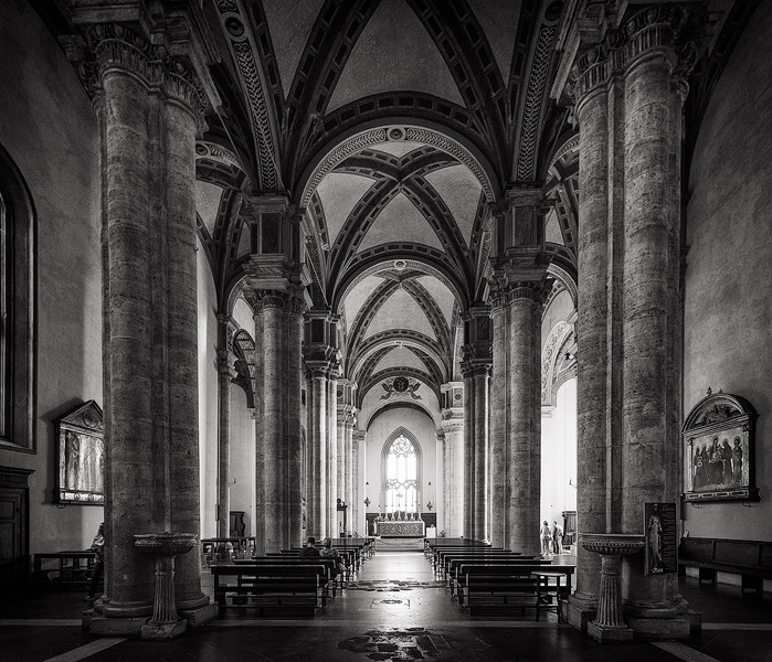 Interno Duomo di Pienza