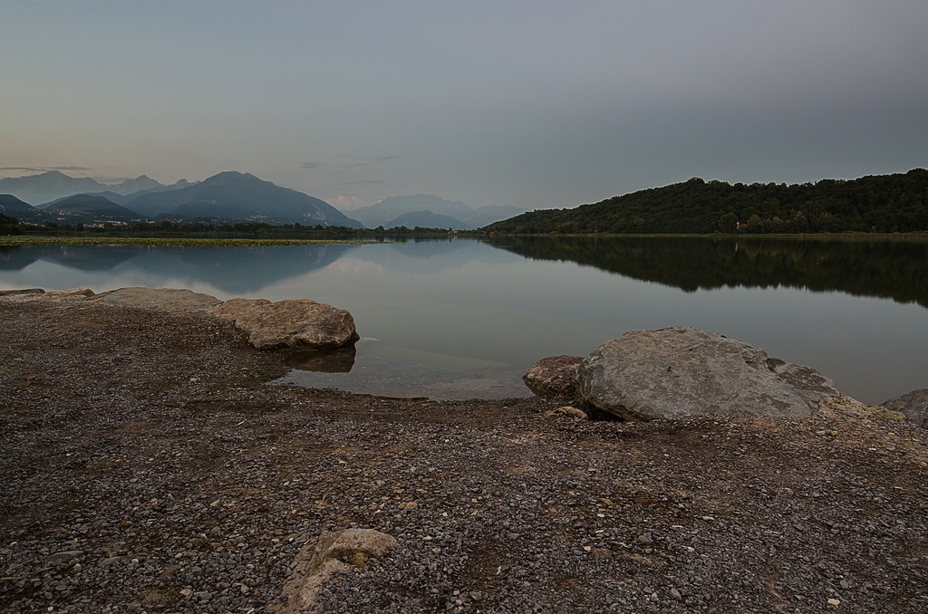 Verso il crepuscolo, Lago di Alserio.