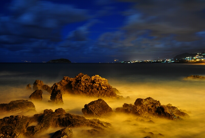 Notte soffusa a Diamante (CS)