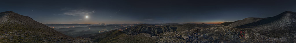 Pano360�: alba al chiaro di Luna