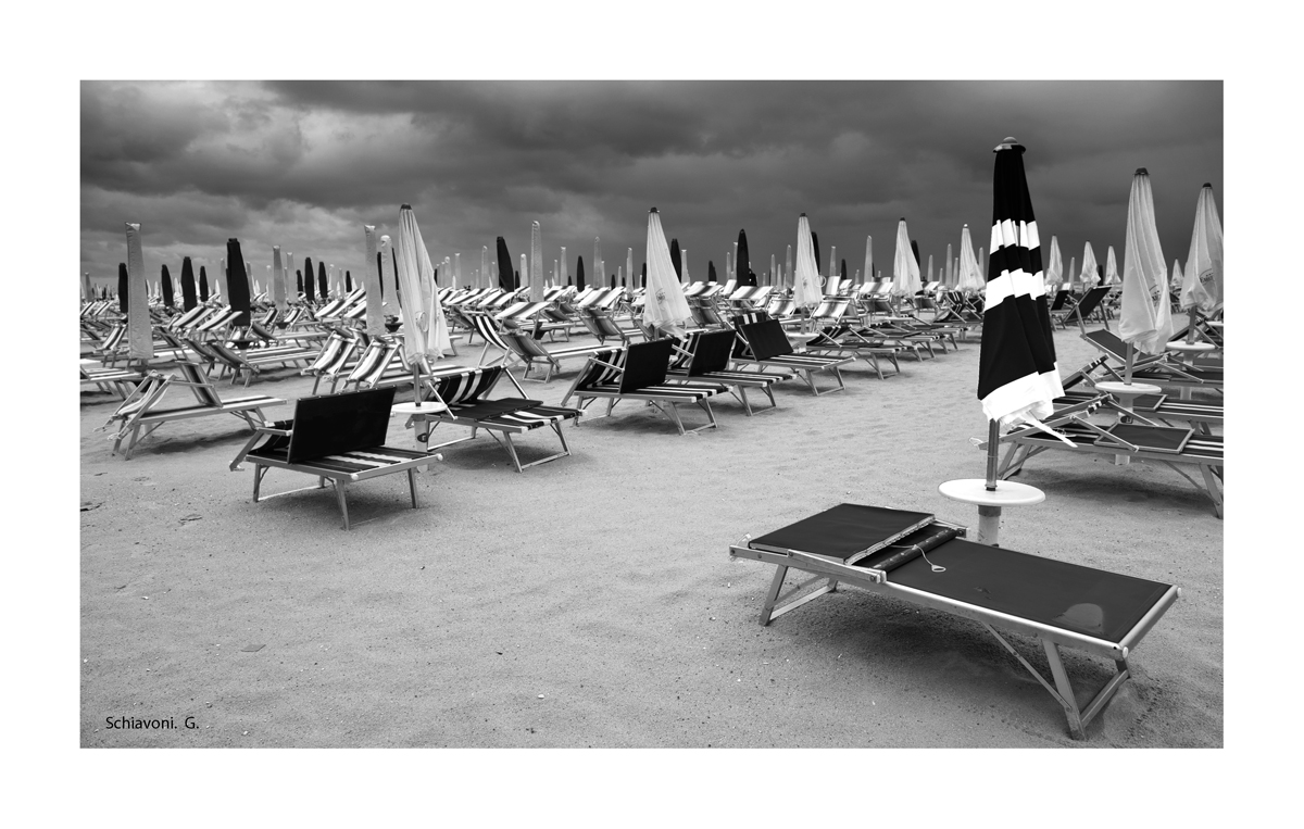 Prima del temporale B&W.