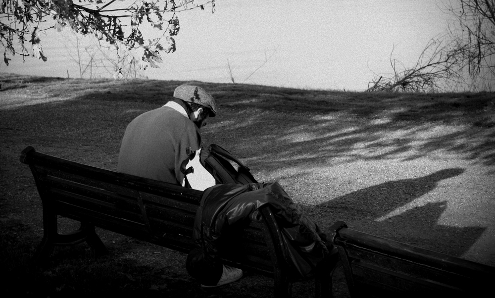 ... in compagnia dela sua ombra