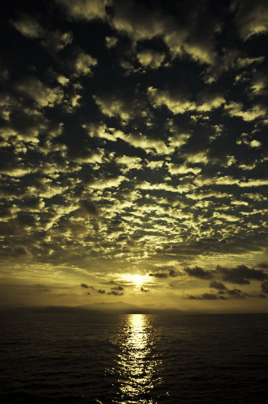 Tramonto a pecorelle