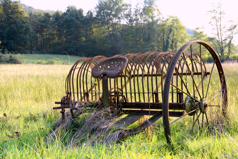 Vecchia attrezzatura agricola