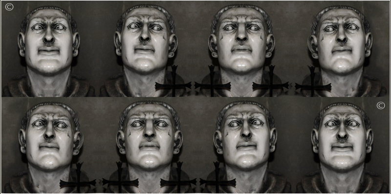 #Domenico Cavalca. Caricatura paterna. Marmo bianco � 2014