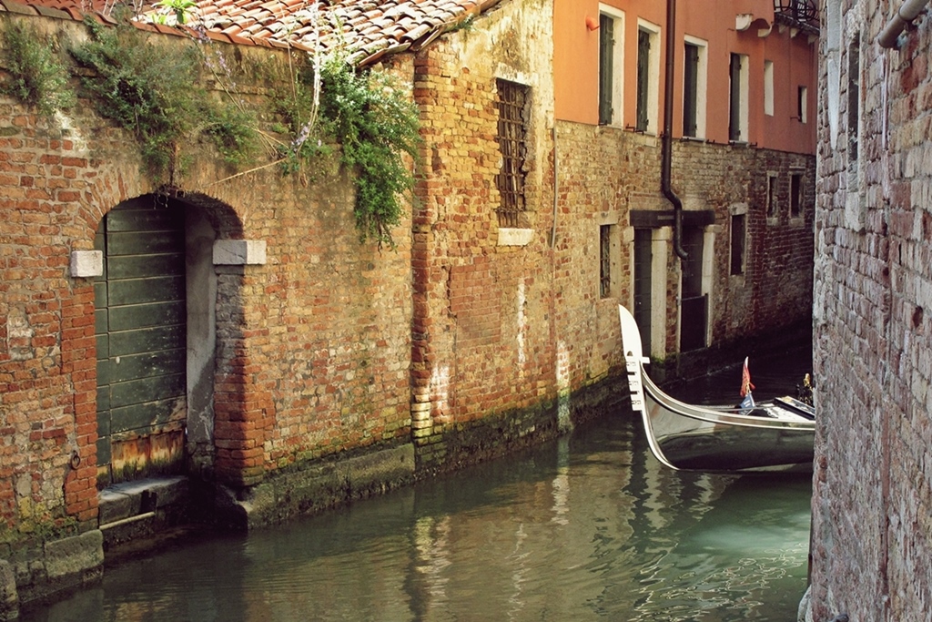 Improvvisamente una gondola...