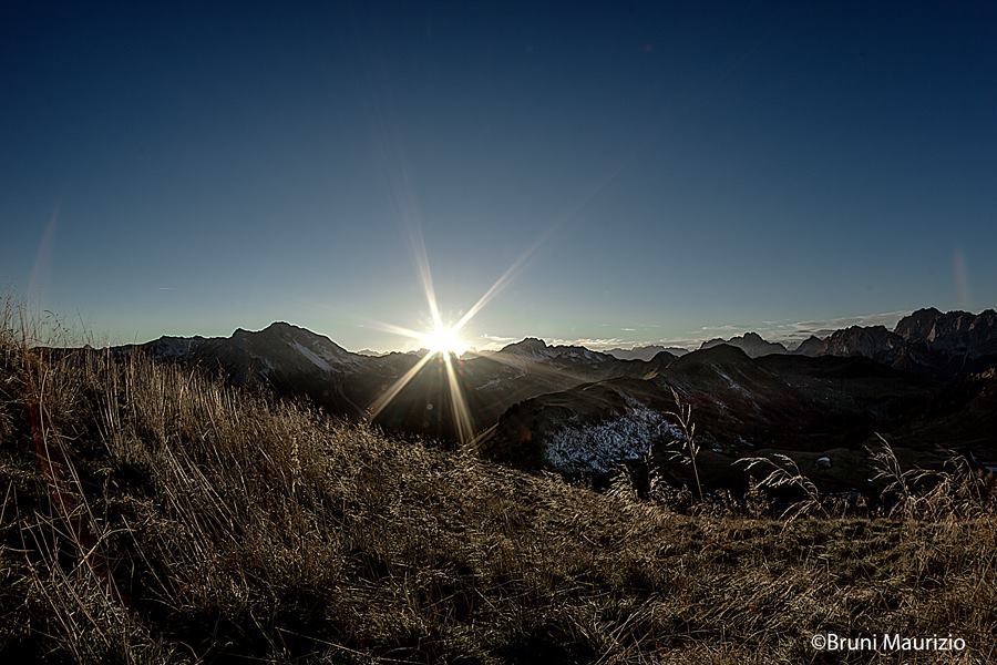 Aspettando il tramonto ad alta quota