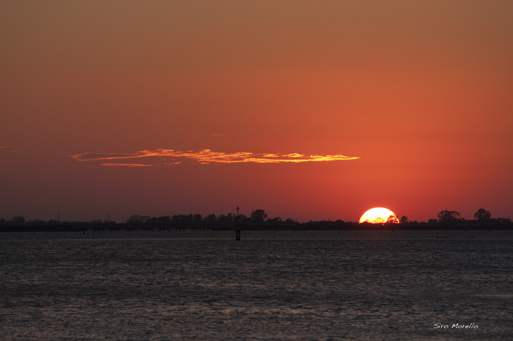 Tramonto sulla laguna