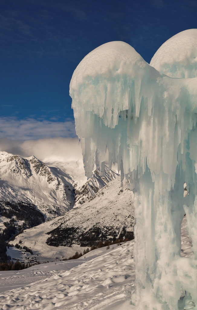 cascata di ghiacioli