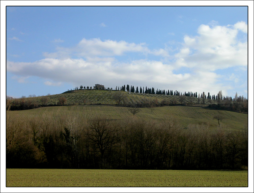 Paesaggio collinare umbro!