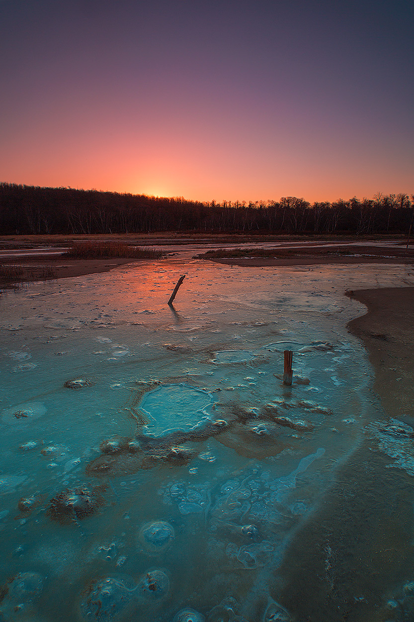 Manziana Caldara ghiaccio