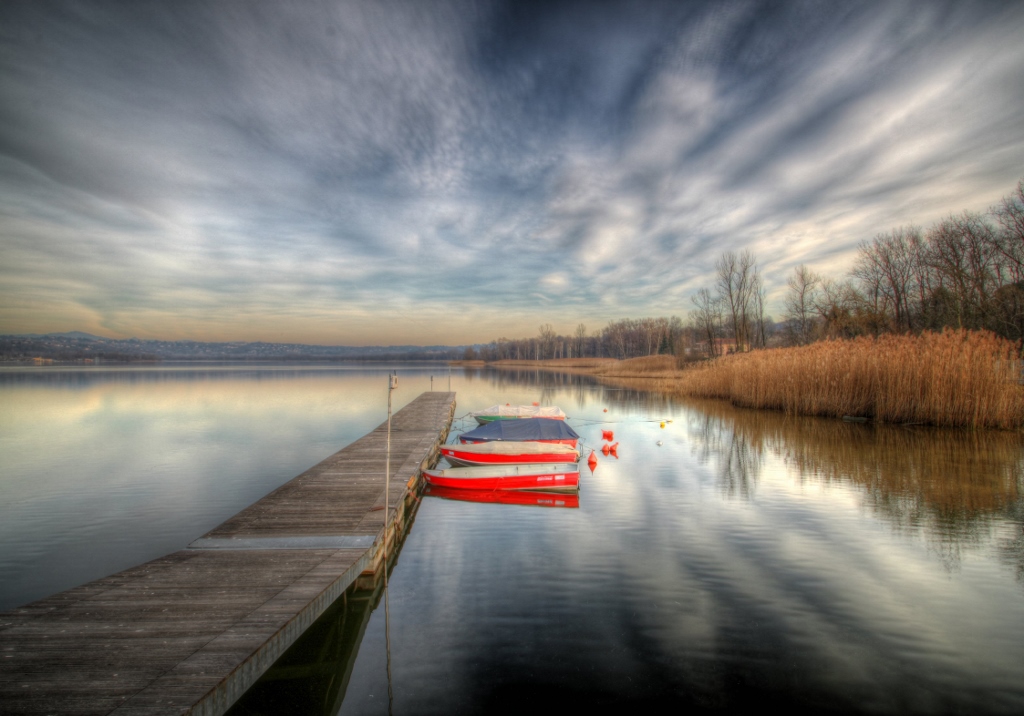 ...a smooth light on the lake...