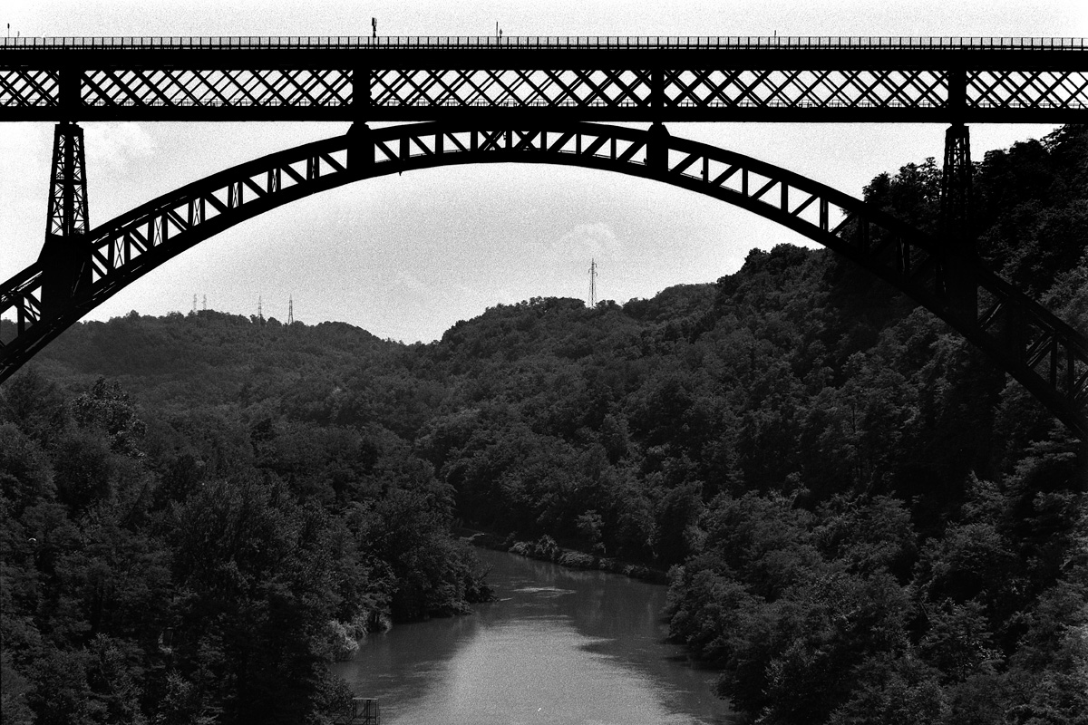 Ponte in ferro sull'Adda