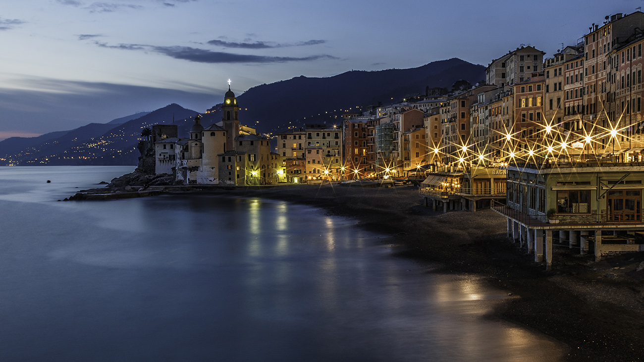 camogli in notturna