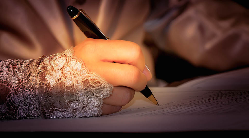 Una firma .. in bianco